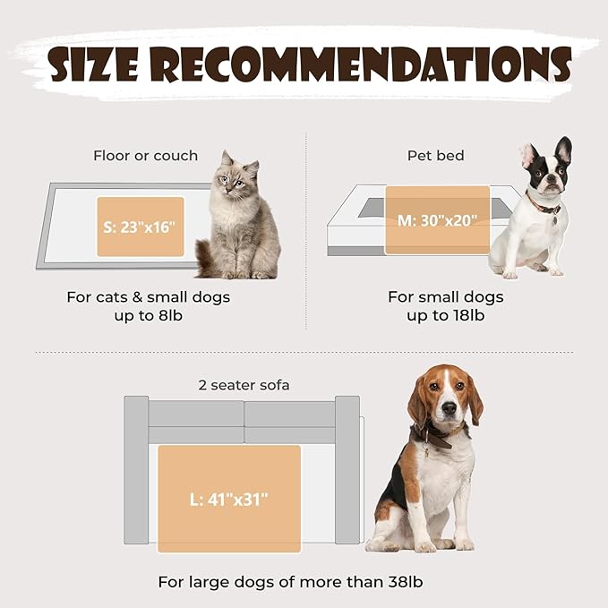 1 Pack 3 Blankets Super Soft Fluffy Premium Fleece Pet Blanket Flannel Throw for Dog Puppy Cat Paw Brown/Pink/White Small(23x16 inch)