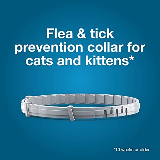 Seresto Cat Vet-Recommended Flea & Tick Treatment & Prevention Collar for Cats, 8 Months Protection | (Pack of 2)