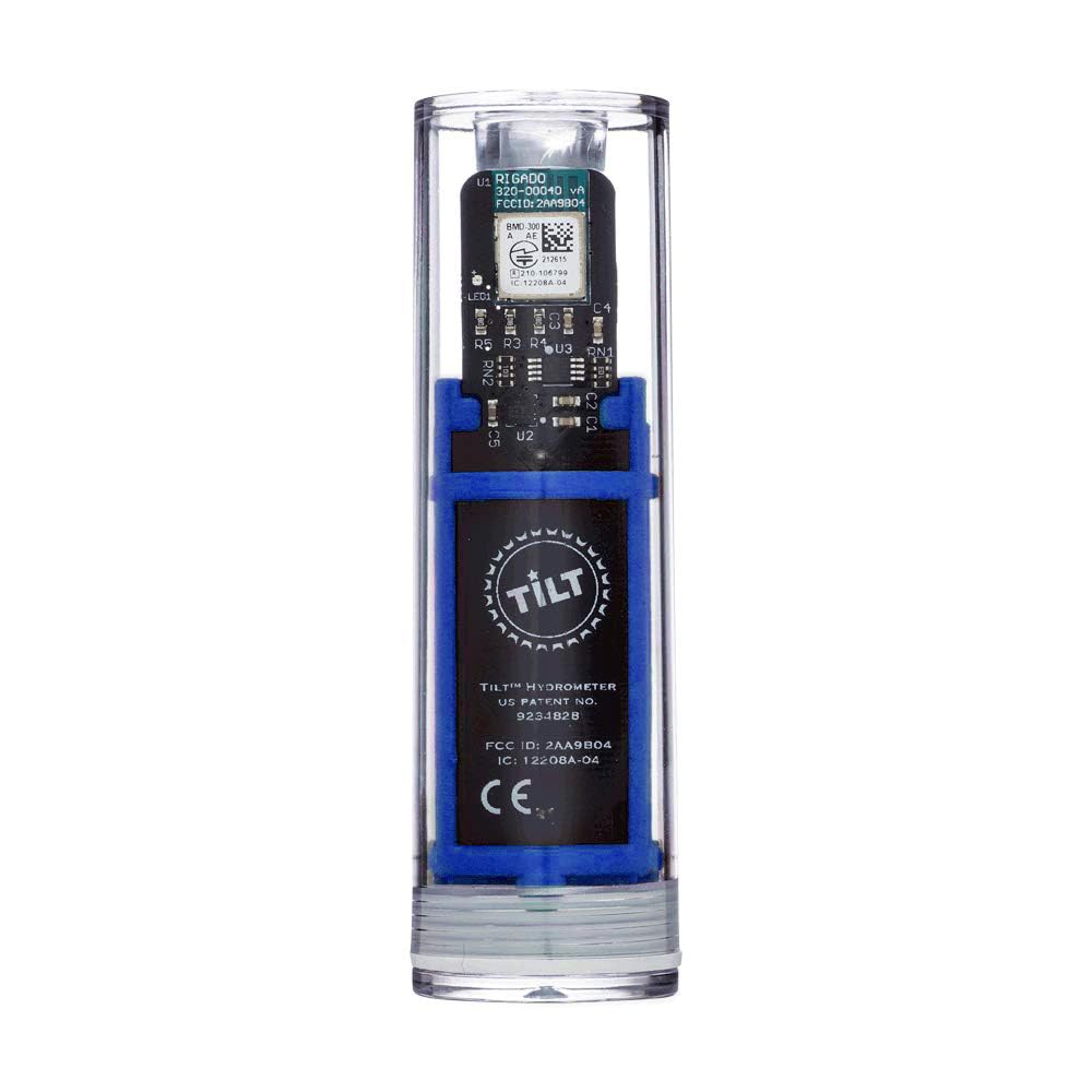 Wireless Hydrometer and Thermometer Blue: Patented Brewing Technology for Precision Monitoring & Control for Fermentation of Beer, Wine, Cider, Mead & More