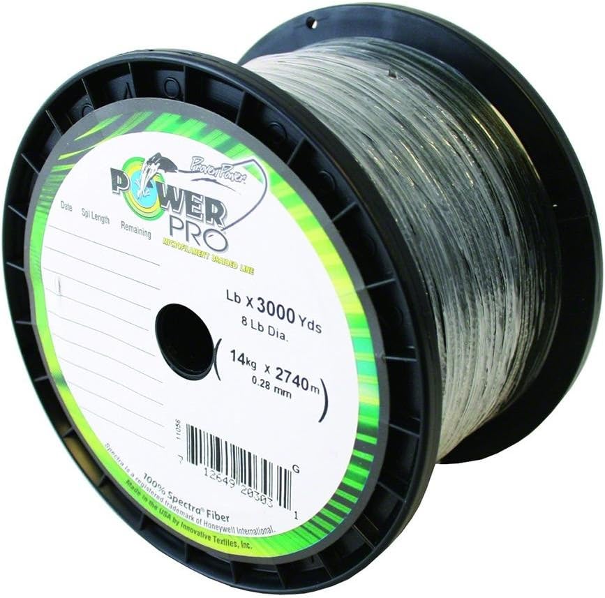 POWER PRO Spectra Braided Fishing Line 50lb 3000 Yd, GREEN (21100503000E)