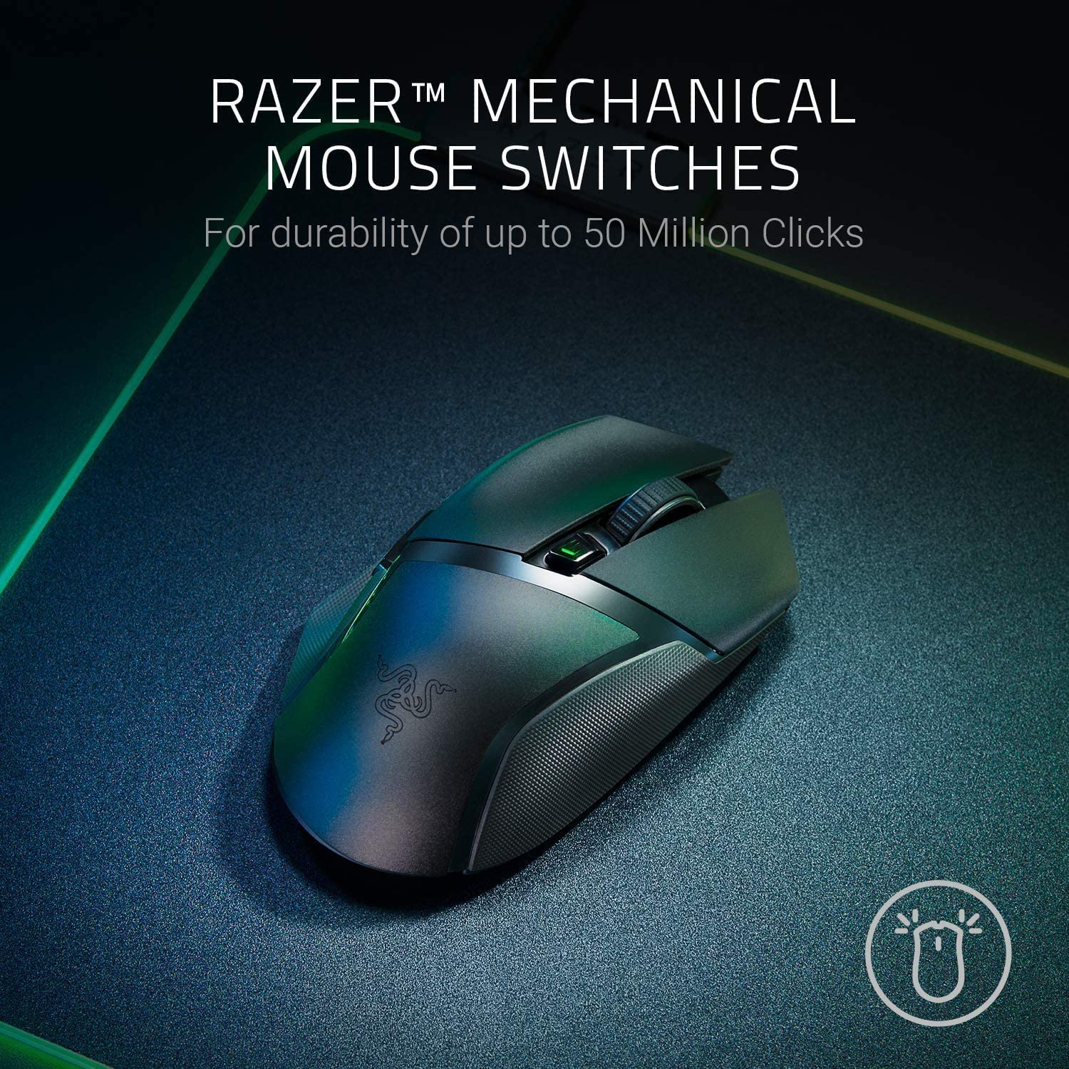 Razer Basilisk X Hyperspeed Wireless Gaming Mouse (16000 DPI Optical Sensor)