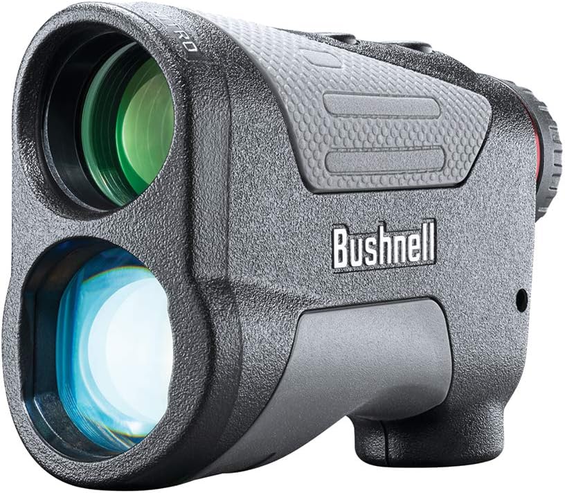 Bushnell 6x24mm Nitro 1800 Laser Rangefinder, Long Range Shooting, Hunting, A-J Ballistics, Gun Metal Gray
