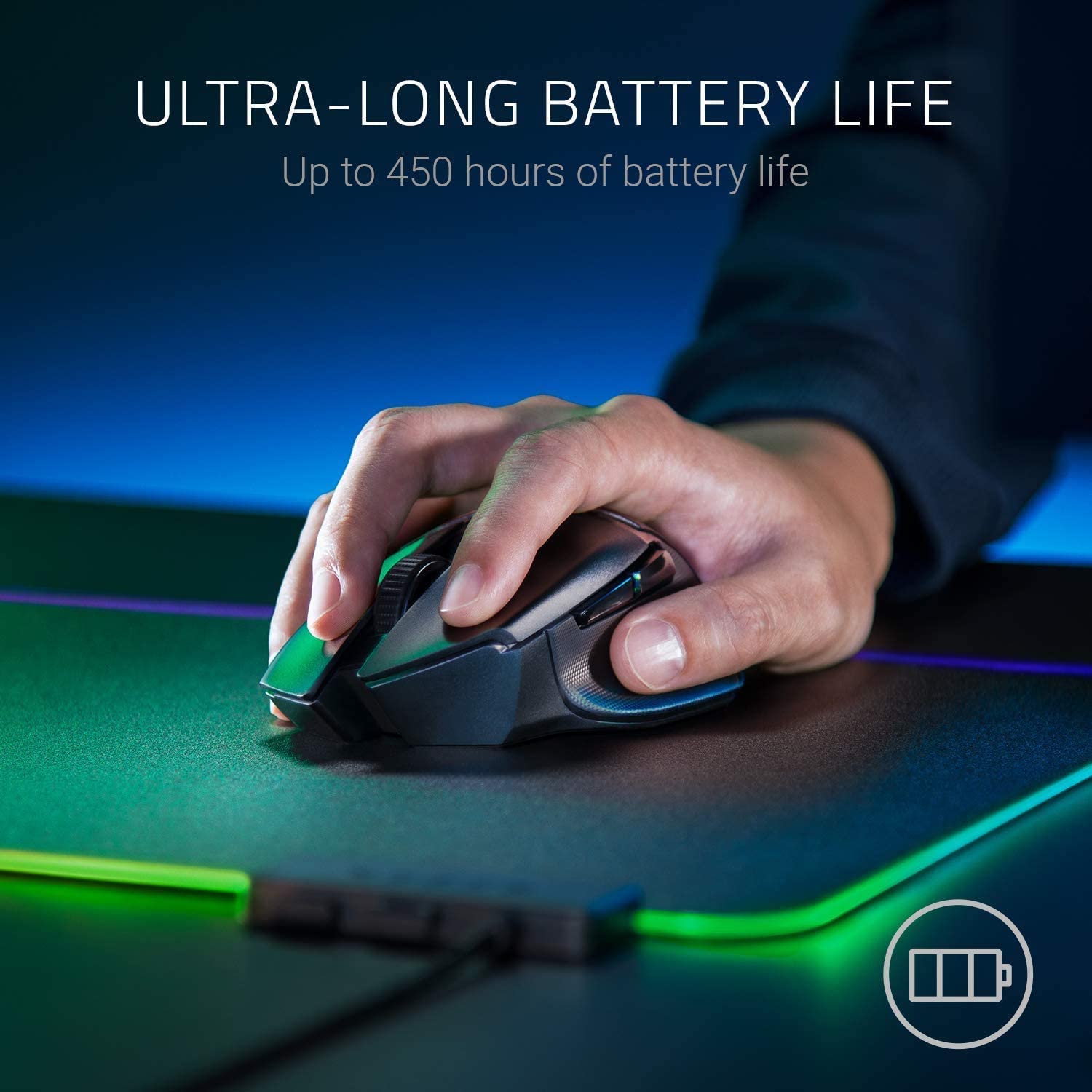 Razer Basilisk X Hyperspeed Wireless Gaming Mouse (16000 DPI Optical Sensor)