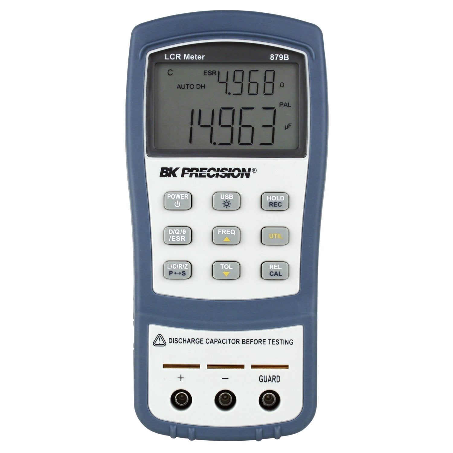 B&K Precision 879B Dual Display Handheld Deluxe Universal LCR Meter with Backlit Display